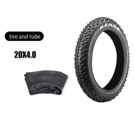 Fatrides combo Kenda - 24x4.0 buitenband en binnenband voor en achter