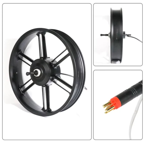 750 Watt Motorwiel - Rode Kabel V20/C80